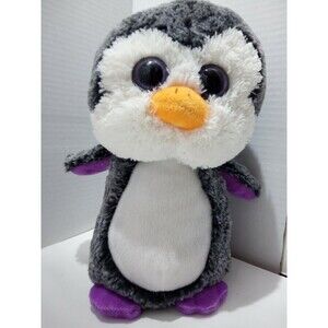 Penguin Plush Stuffed Animal Glitter Eyes Circus Circus 14"